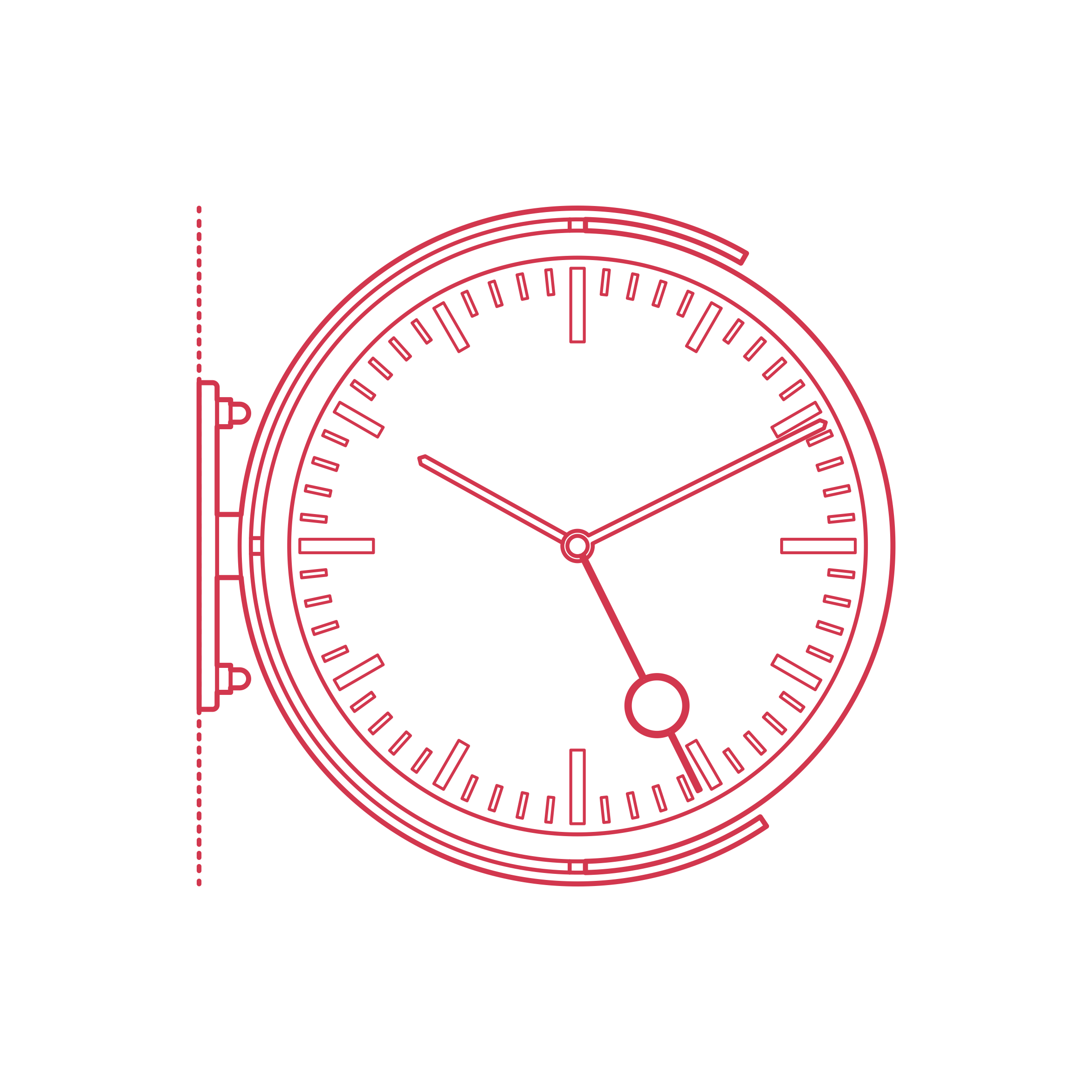 Objects Wall Clocks Ikea Bissing Wall Clock Sticker Outline Svg File Free Vectors